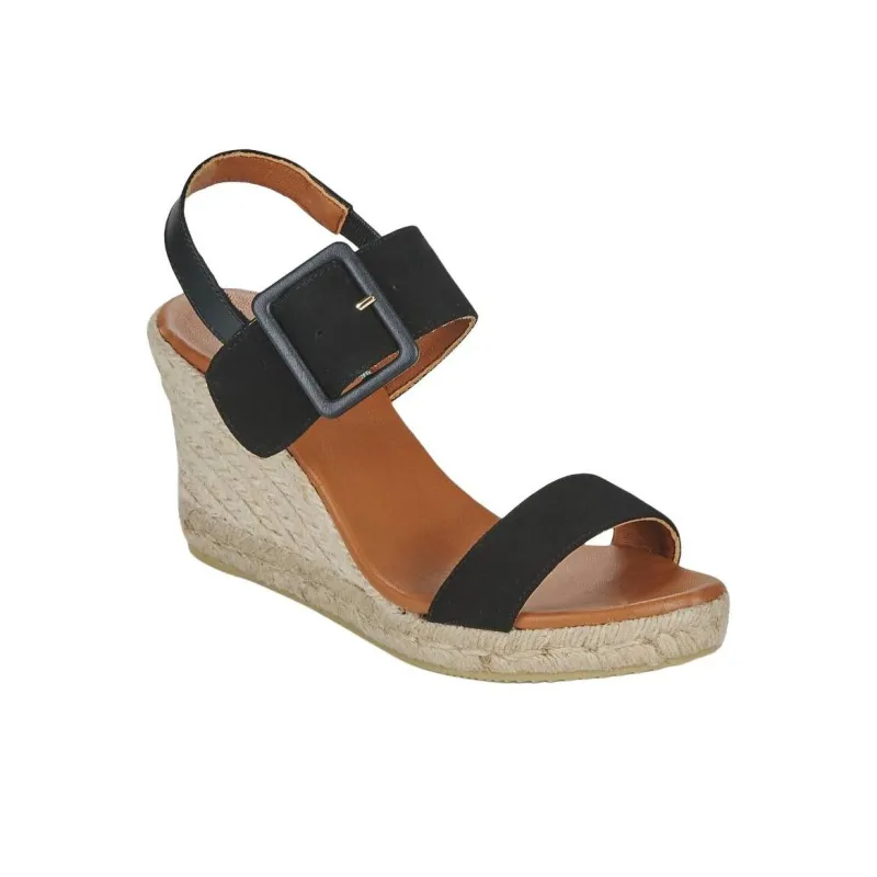 JB MARTIN 1ririna Strap Sandals 9cm Women's Black-3