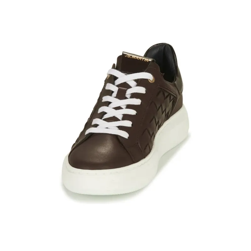 JB MARTIN Flora Low Top Skateboard Shoes Women's Brown-3