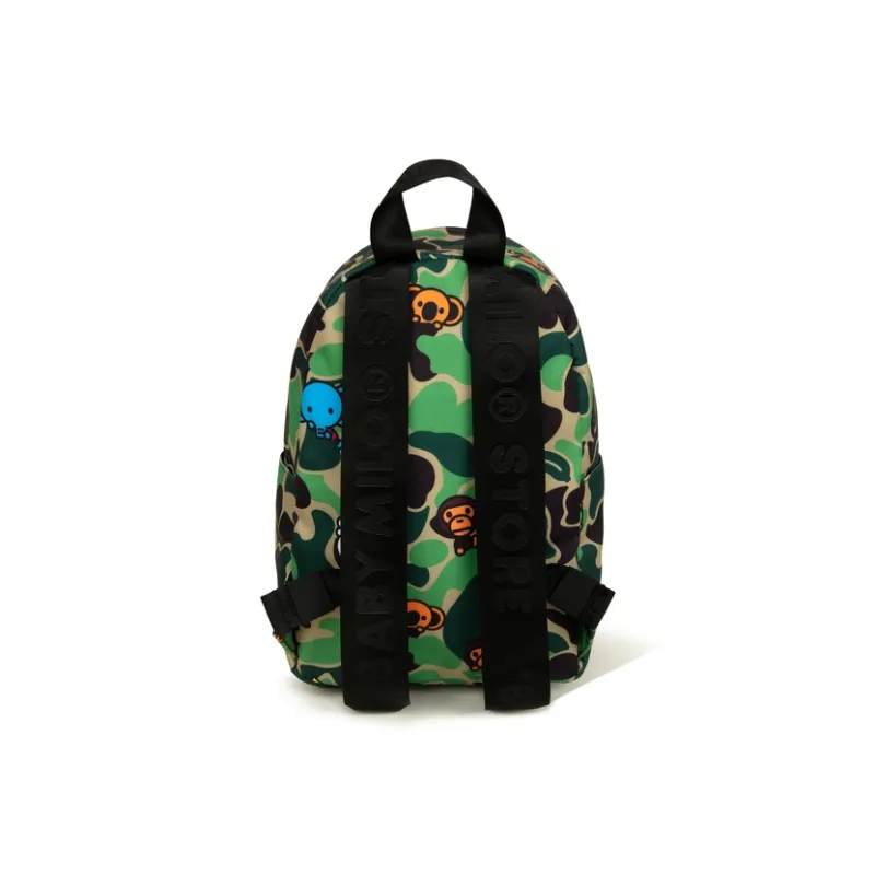 BABY MILO STORE BY A BATHING APE Fabric Backpack Regular Women's Ecru/Green-1