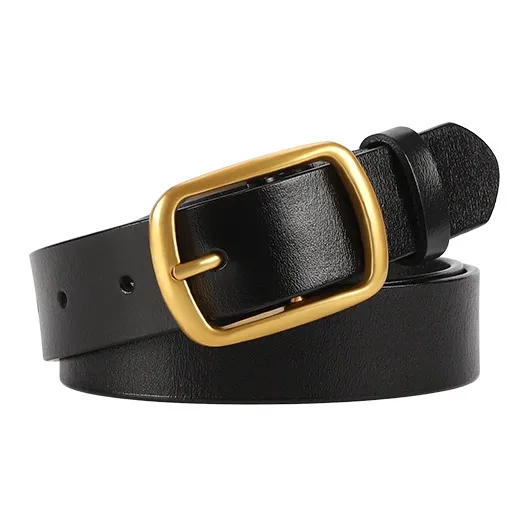 MILLIE'S Cow Split Leather Leather Belts Women's Width 2.8CM-0