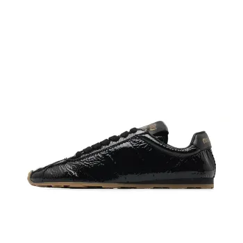 MIU MIU German Army Trainers Low Top Casual Shoes Women's Black