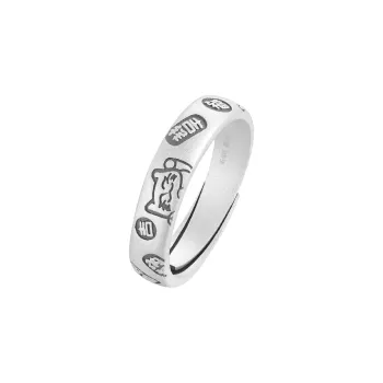LIANDUO S999 Fine Silver Rings Unisex