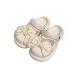 Milk White+White Bowknot