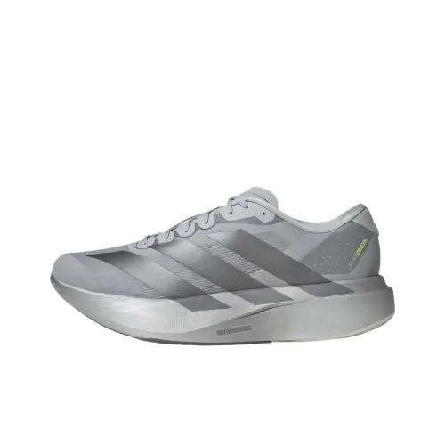 Adidas Adizero Evo SL Abrasion Resistant Low Top Running Shoes Men's Glowing Silver