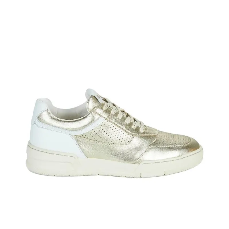 JB MARTIN Low Top Skateboard Shoes Women's Gold-1