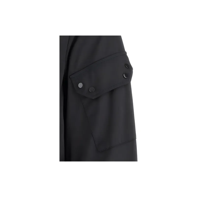 TEN C Long Sleeved Hooded Drawstring Jacket-2