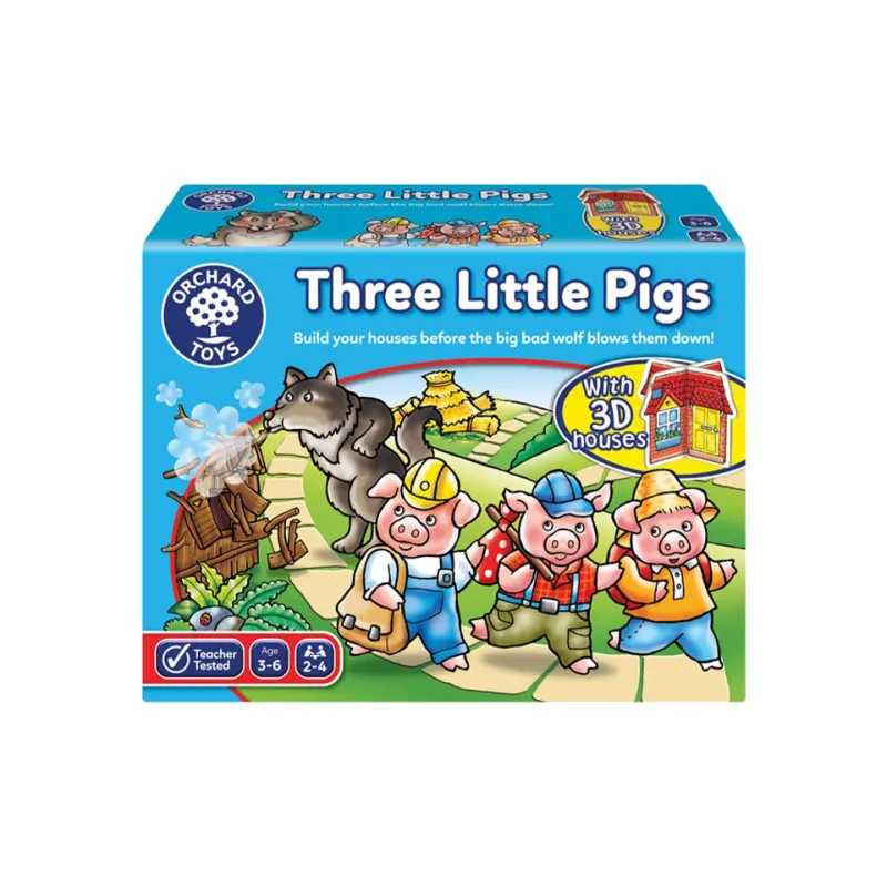 KUAIMANHU 3 Pack Piglet By Orchard Toys Logic And Concentration Training Toy Board Games-0