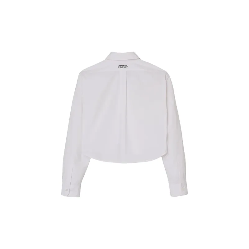 MARC JACOBS Logo Embroidered Long Sleeved Shirt-1