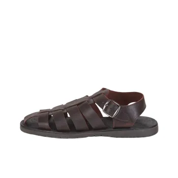 PELLET DENIS Roman Sandals Men's Brown