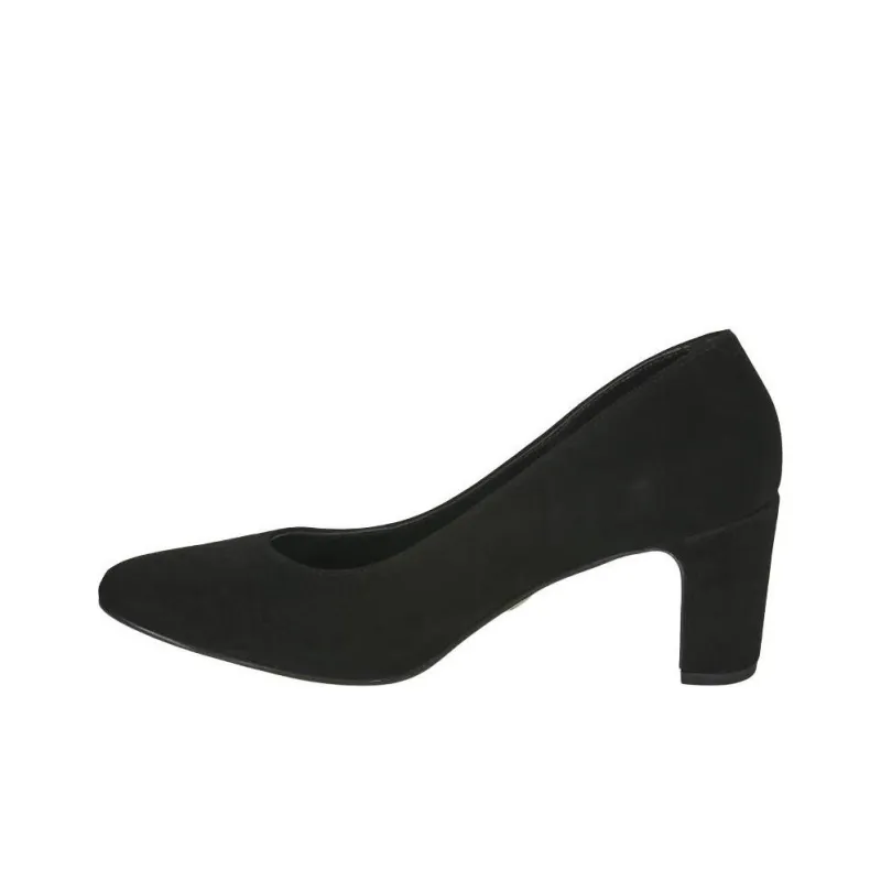 JB MARTIN VERITEA Chunky Heel High Heels 7cm Women's Black-0