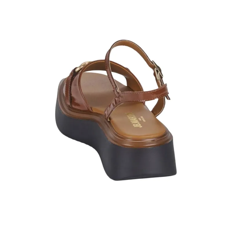 JB MARTIN DARIA Strap Sandals 5cm Women's Brown-4