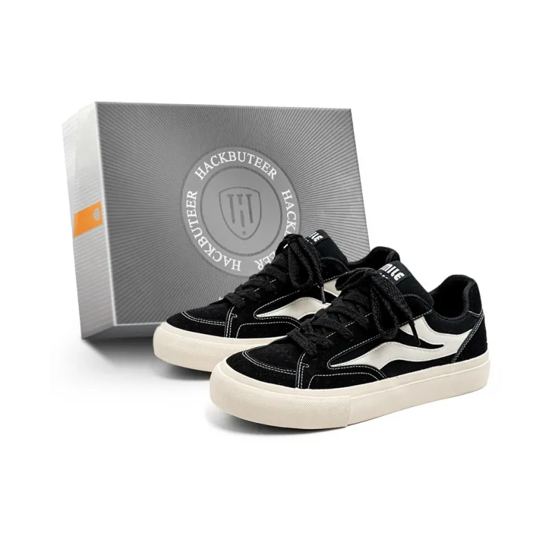 HACKBUTEER Low-Top Canvas Shoes Men's Box Included-15