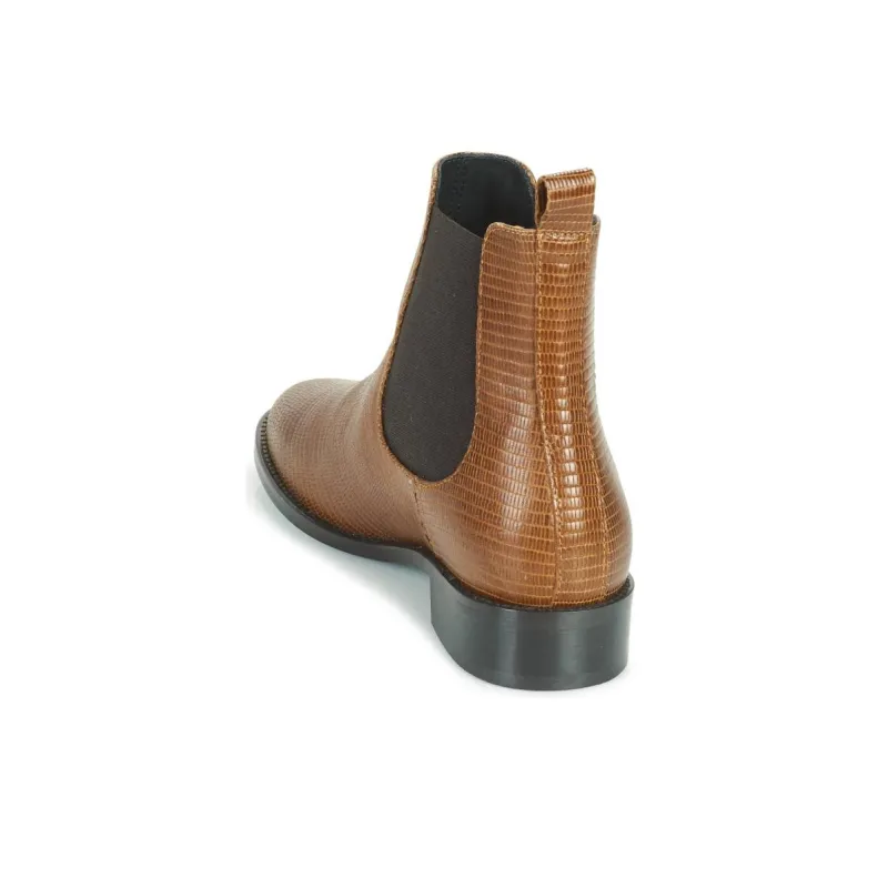 JB MARTIN Lora Short Chelsea Boots Women's Ginger Yellow-4