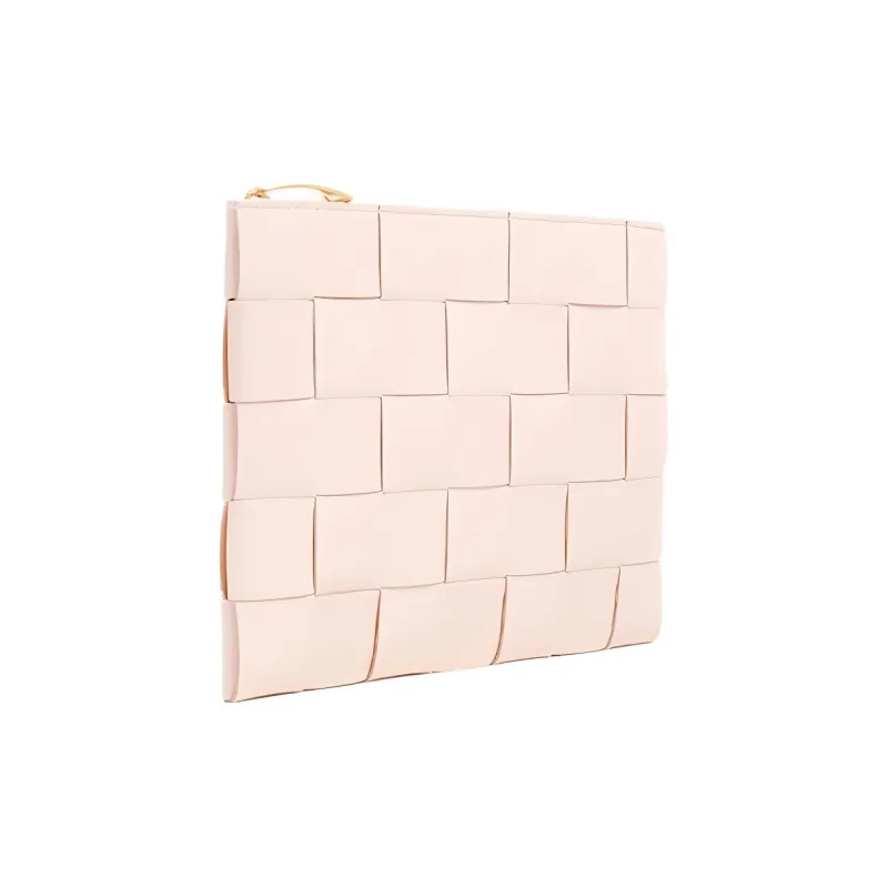 Bottega Veneta Pouch Medium Intreccio Melon Washed-1