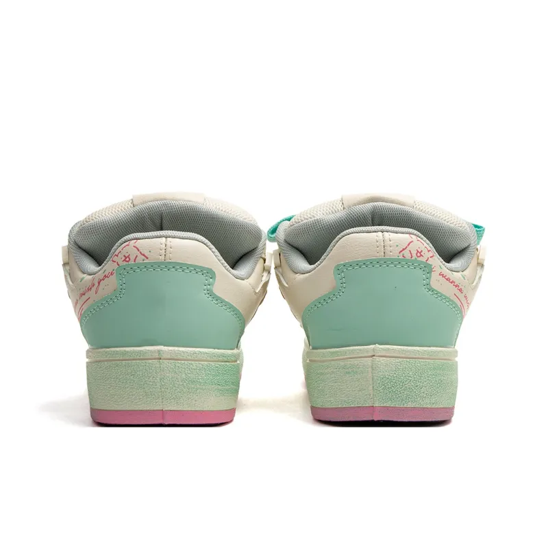 STAE Anti Slip Wear Resistant Low Top Skateboard Shoes Women's Box Included-4