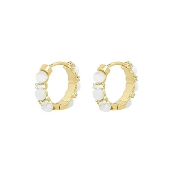 CHIMERA Glass Cat Eye Earrings Women's