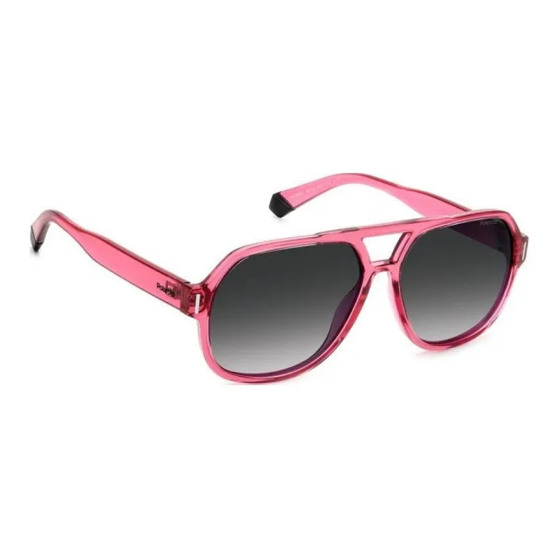 Polaroid Polycarbonate Aviator Sunglasses Unisex Pink-3
