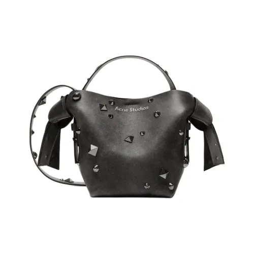 Acne Studios Leather One Shoulder Handbag Mini Women's Black