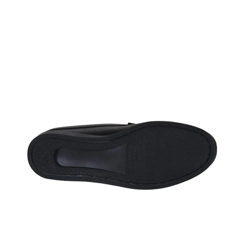 PELLET Slip Resistant Wrap toe Slippers Men's Black-6