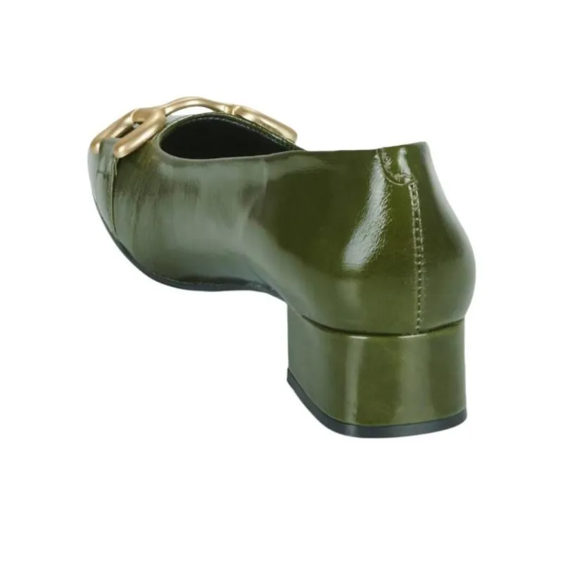 JB MARTIN VICKIE Block Heel High Heels 4cm Women's Green-4