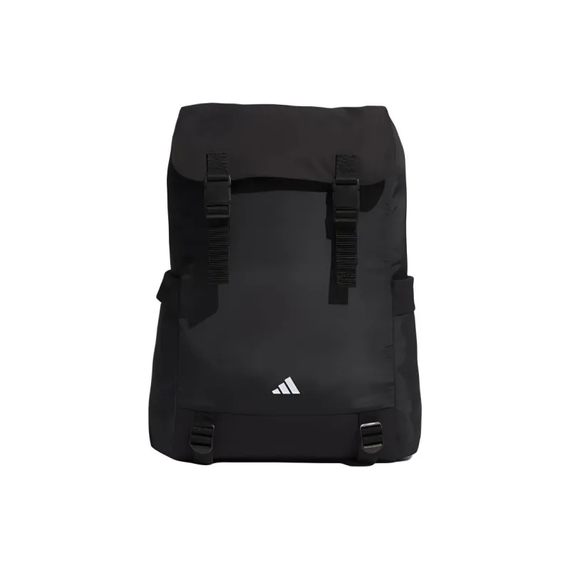 Adidas Recycled Polyester Backpack Medium Size Unisex Black-0