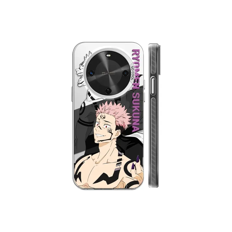 MANQIN Trendy Creative Sukuna Phone Case Impact Resistant Protective Case Compatible With Macadamia 30 Cartoon Trend-10