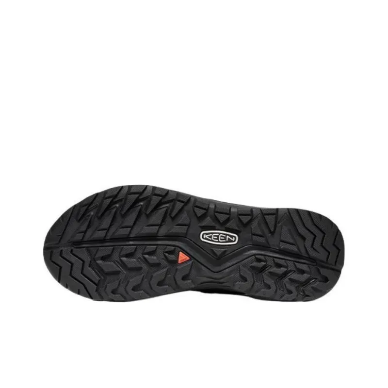 KEEN Abrasion Resistant Slip Resistant Low Top Hiking Shoes Women's Black-3
