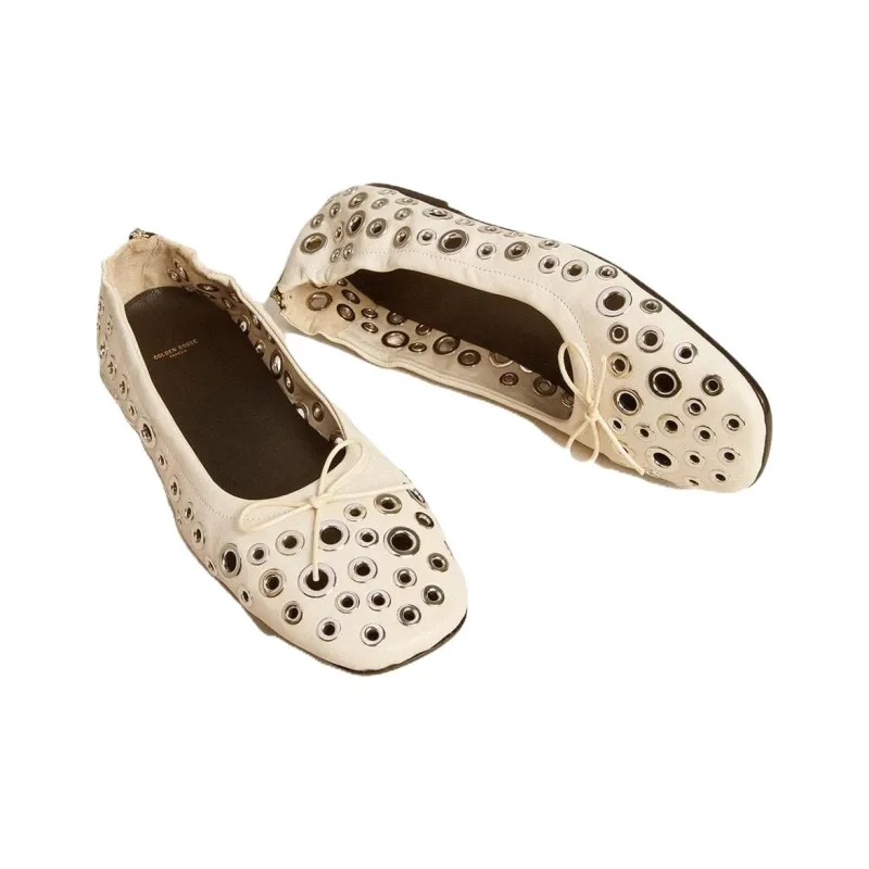 Golden Goose Amy Casual Single Shoes Women's Beige-2