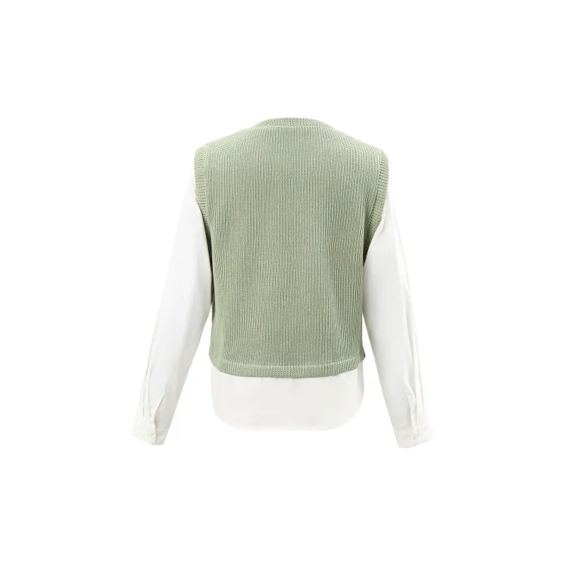 A Paradise For Awakening Sweatshirt Women's Green-1
