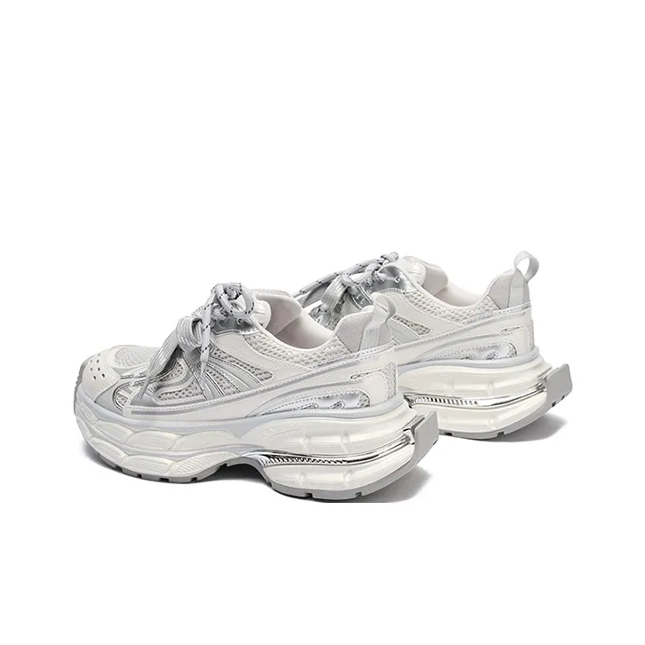 JOSINY Slip-Resistant Height Increasing Low-Top Chunky Sneakers Women's-8
