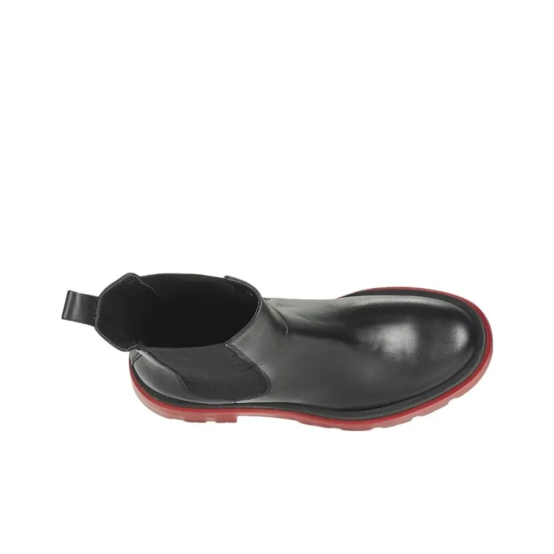 JB MARTIN Motivee Short Chelsea Boots Women's Black-5
