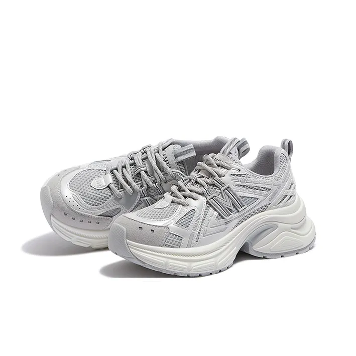 CAMEL Height Increasing Chunky Sneakers Women's-2