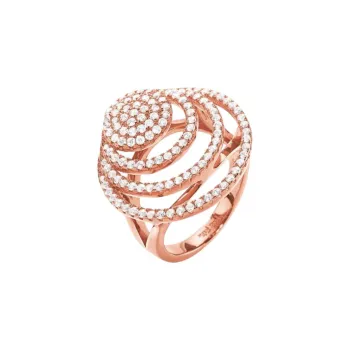 Folli Follie Stainless Steel Rings Women's Pink