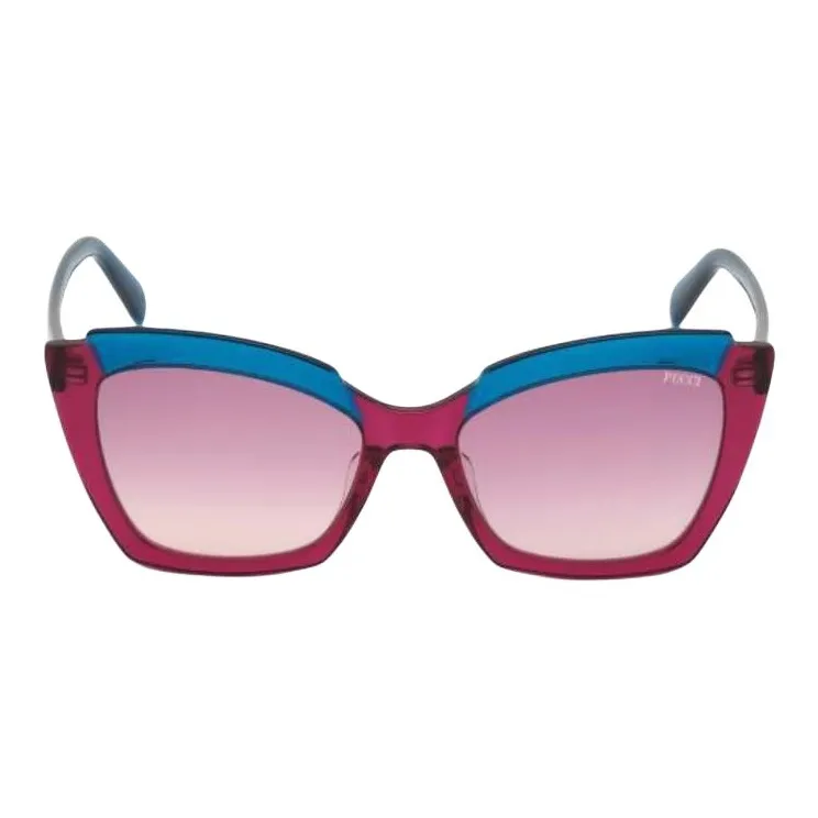 EMILIO PUCCI Acetate Butterfly Sunglasses Women's Purple-1