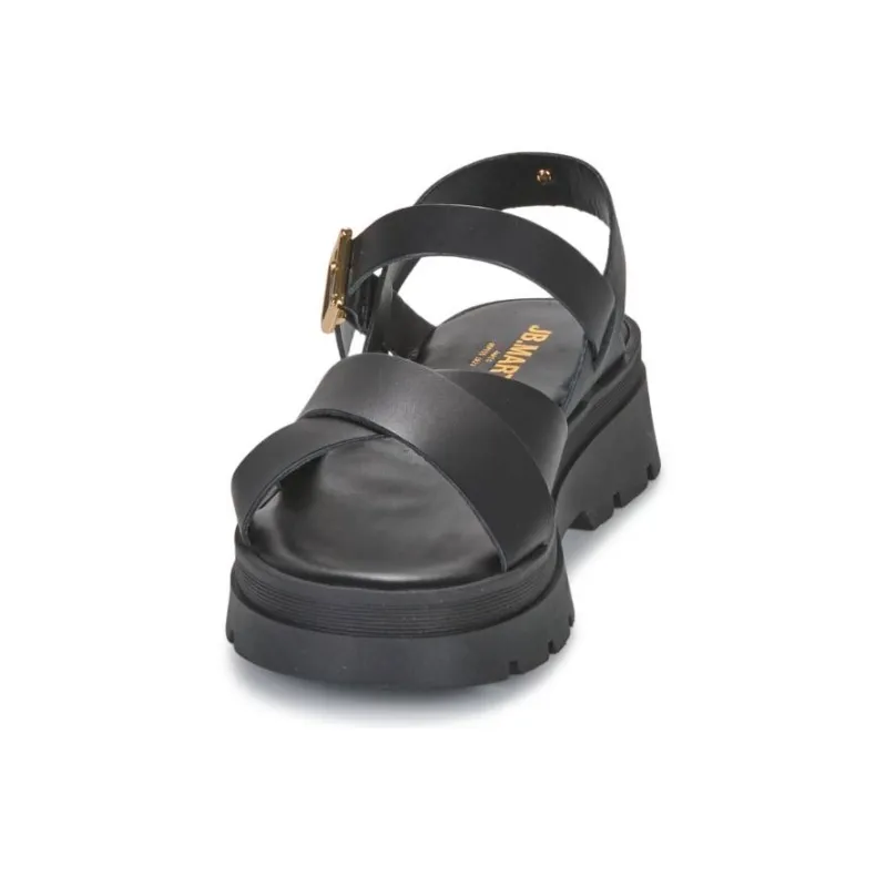 JB MARTIN DECIDEE Strap Sandals 4cm Women's Black-2