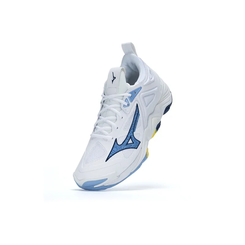 Mizuno Wave Momentum 3 'White Bellwether Blue'-1