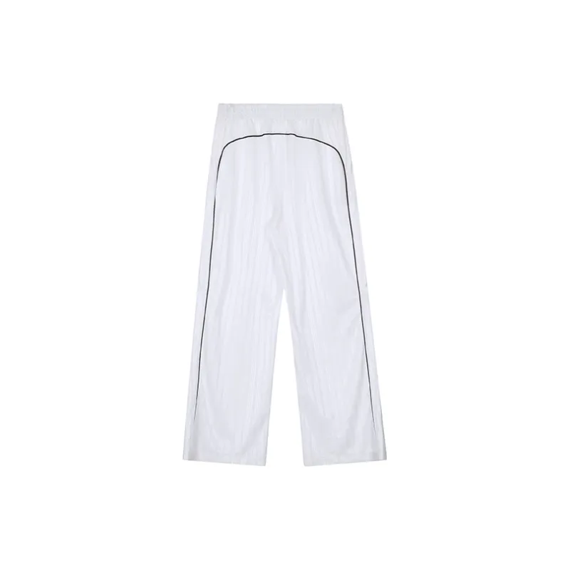 A Chock Casual Pants Unisex White-1