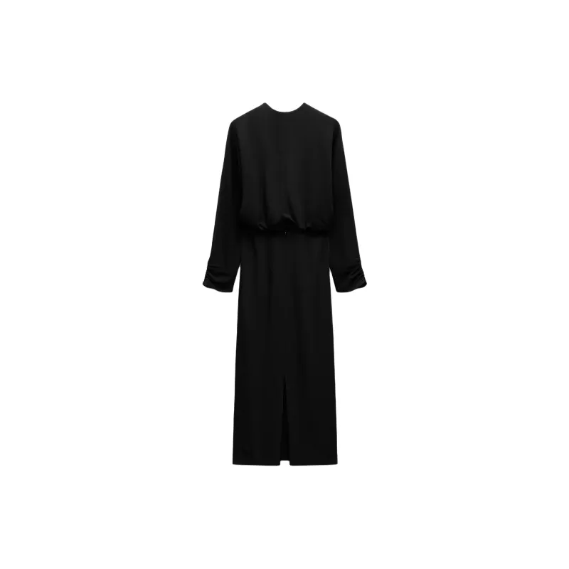 ZARA ZW Series Long Sleeved Dress Women's Black-1