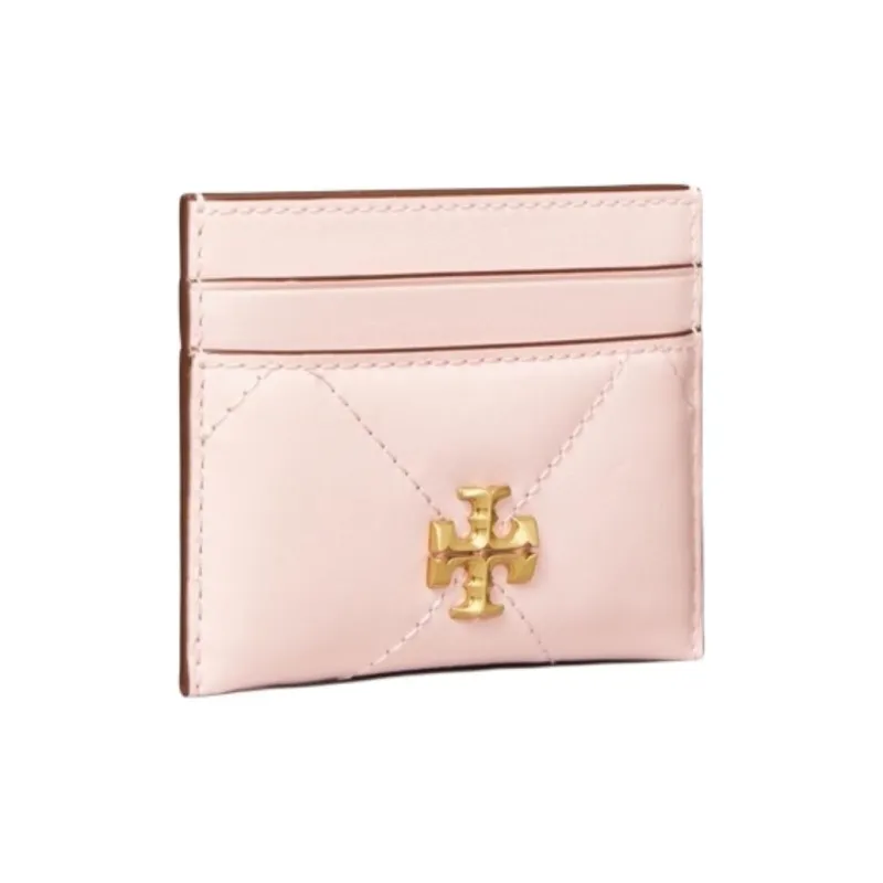 TORY BURCH Calfskin Card Holder Women's Pink-2