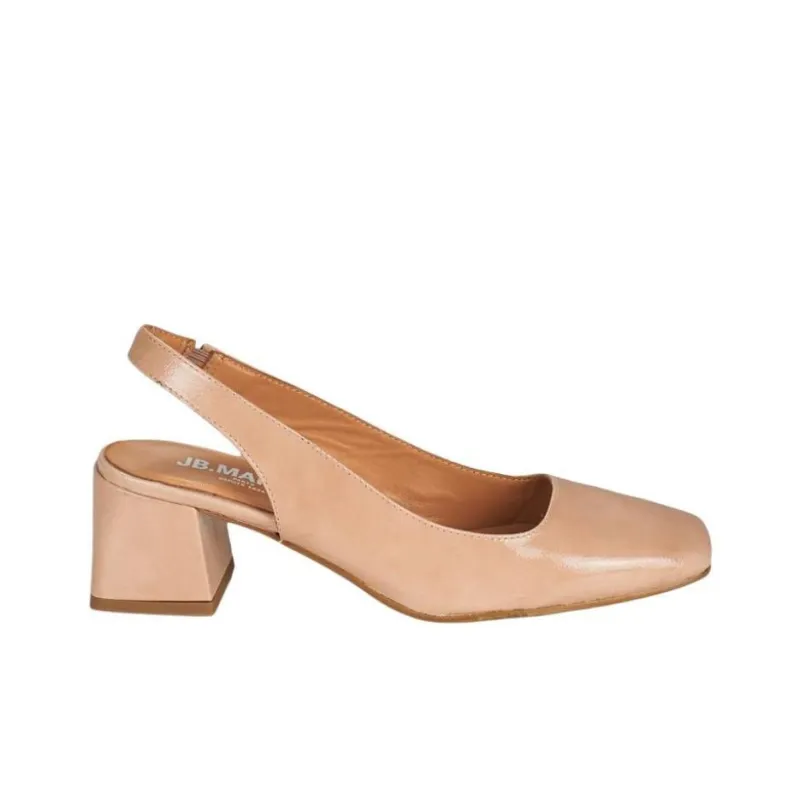 JB MARTIN Voyante Block Heel High Heels Women's Beige-1