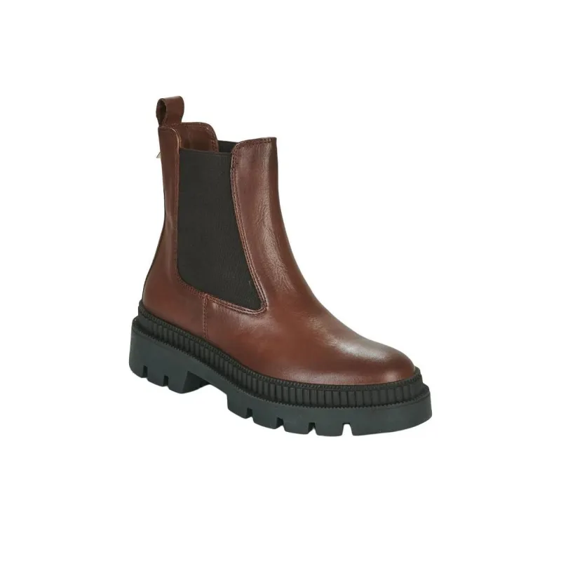 JB MARTIN OCEANA Short Chelsea Boots 5cm Women's Red Brown-2