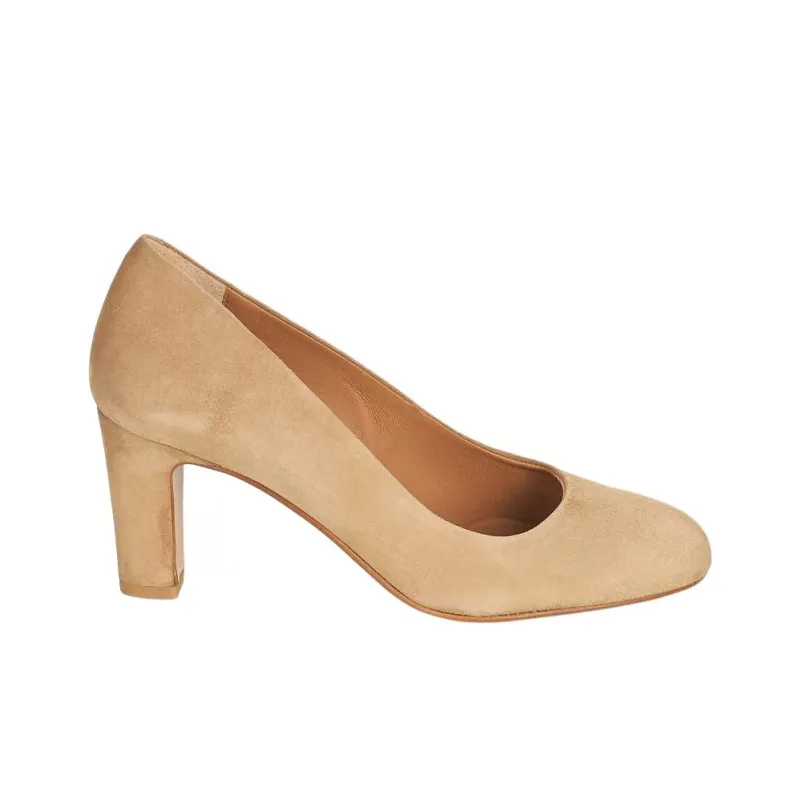 JB MARTIN Linda Chunky Heel High Heels Women's Brown-1