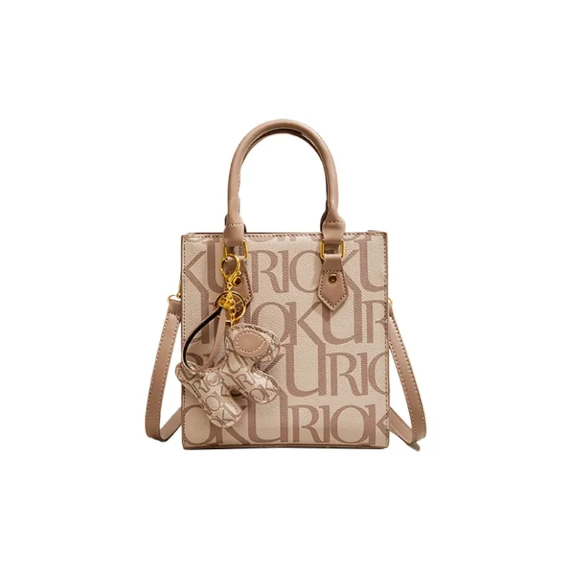 Yalu Polyester With PU Shoulder Bag, Crossbody Bag, Handbag Regular Women's Khaki-0