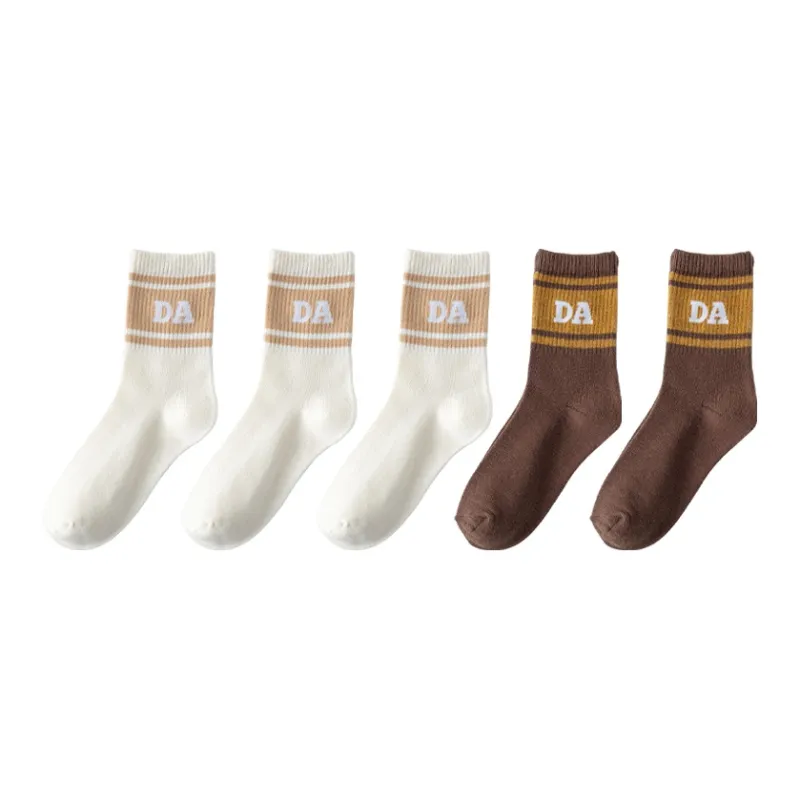 Cotton Gene Mid Calf Socks Unisex Combo Set-18