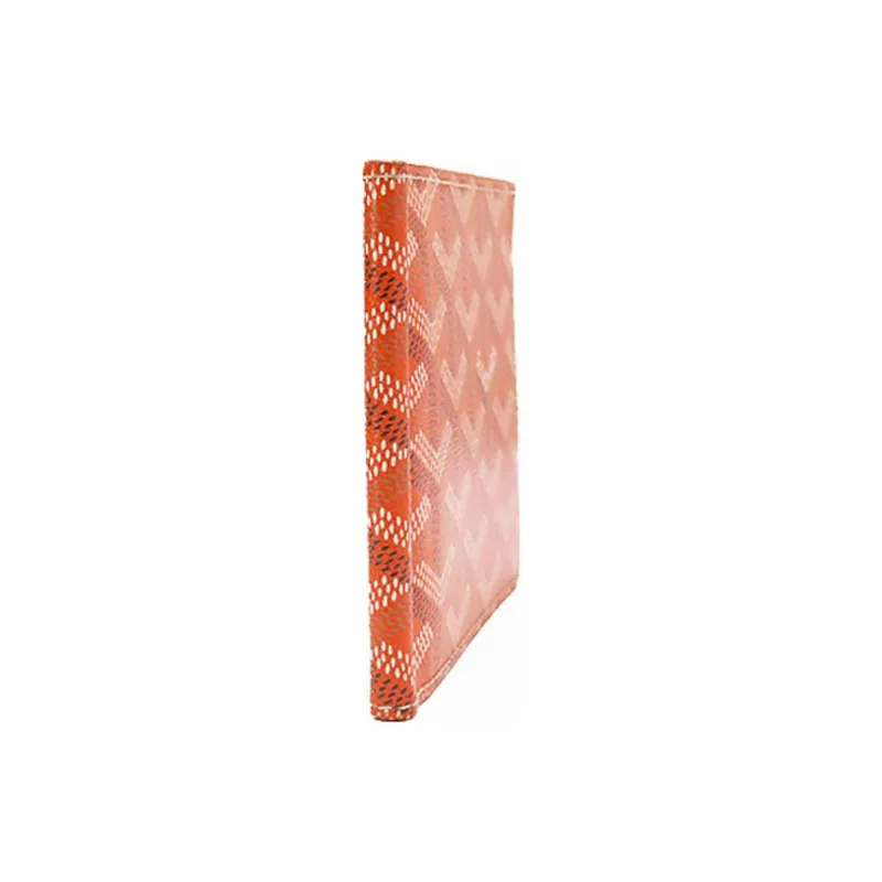 GOYARD Saint-Thomas Canvas With Leather Wallet Unisex Orange-1