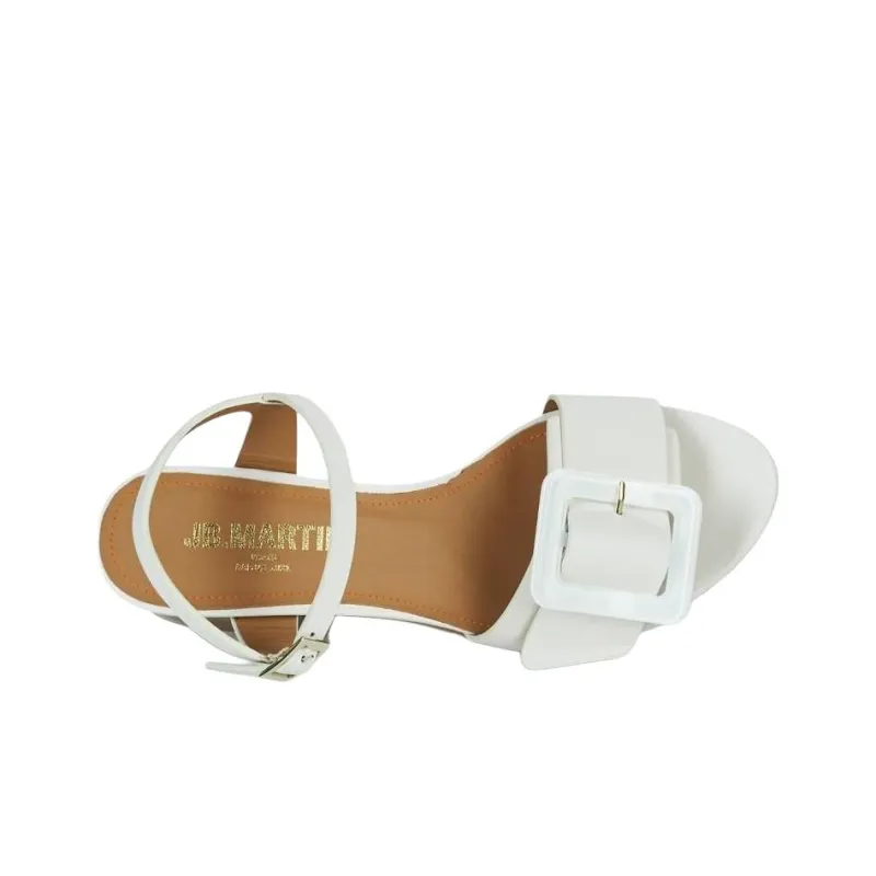 JB MARTIN Eliane Strap Sandals Women's White-4
