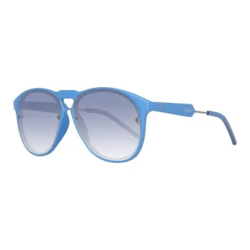 Polaroid Acetate Metal Round Sunglasses Women's Blue