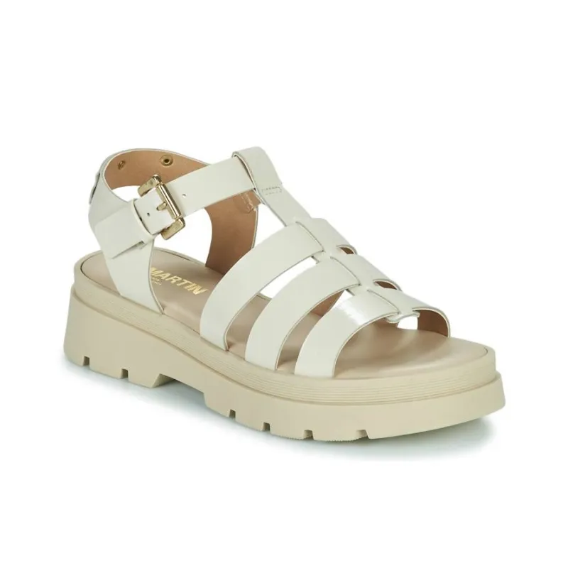 JB MARTIN DELICE Roman Sandals Women's White-2