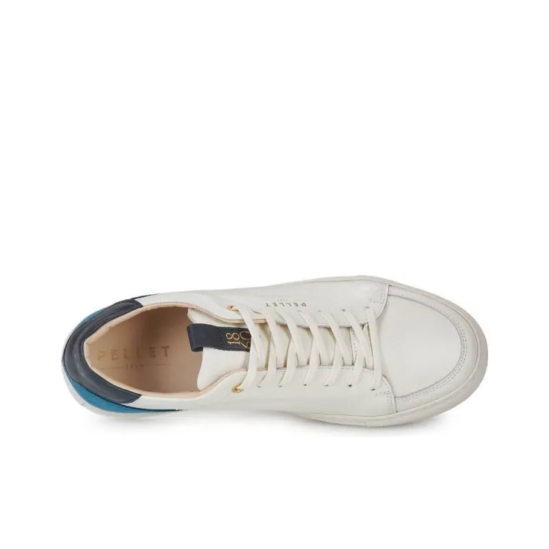 PELLET Simon Low-Top Skateboard Shoes Men's White-4