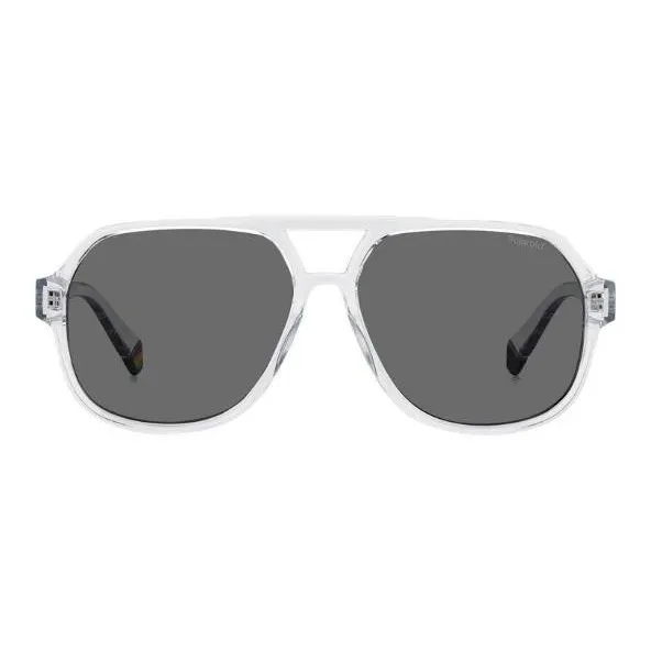 Polaroid Polycarbonate Aviator Sunglasses Unisex White-1